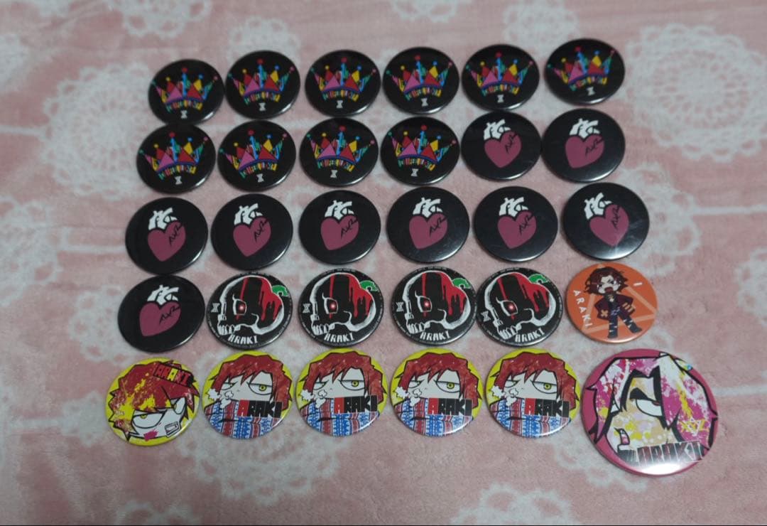 歌い手 あらき ARAKI 缶バッジ ひきフェス XYZ