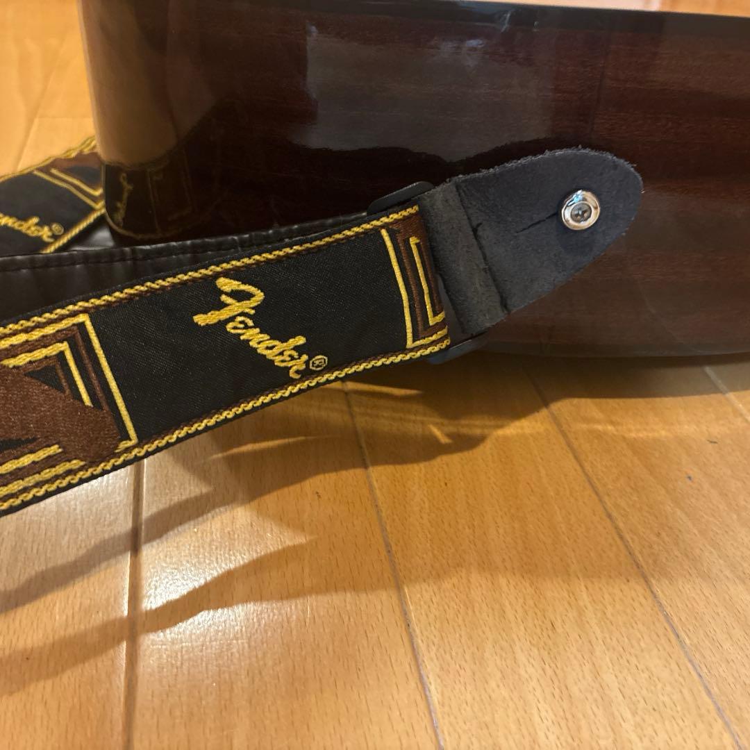 Fender CD-60 NAT アコースティックギター Fendeストラップ付