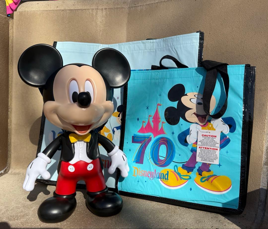 カリフォルニアディズニーミッキーマウス ポップコーンバケット　ショッピングバック