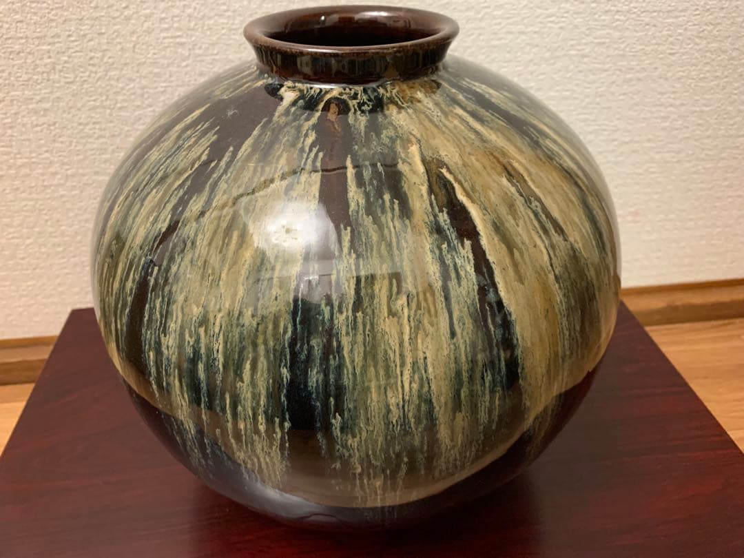 【高取焼・壺】初代　鬼丸雪山・壺・1点限定(ツボ)・至高の逸品