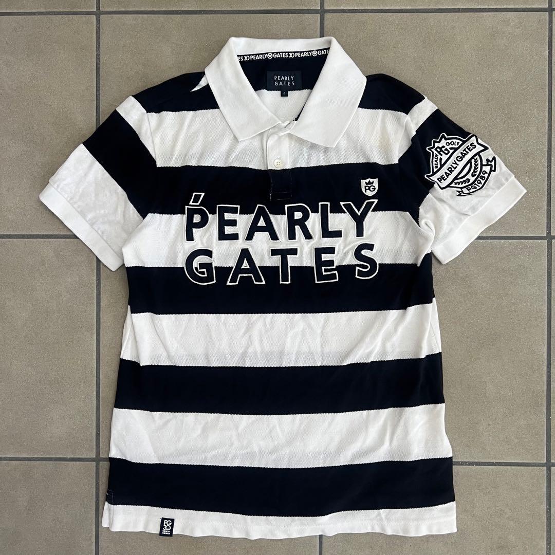 Pearly gates パーリーゲイツ　セットアップ　ボーダー　メンズ　ゴルフ