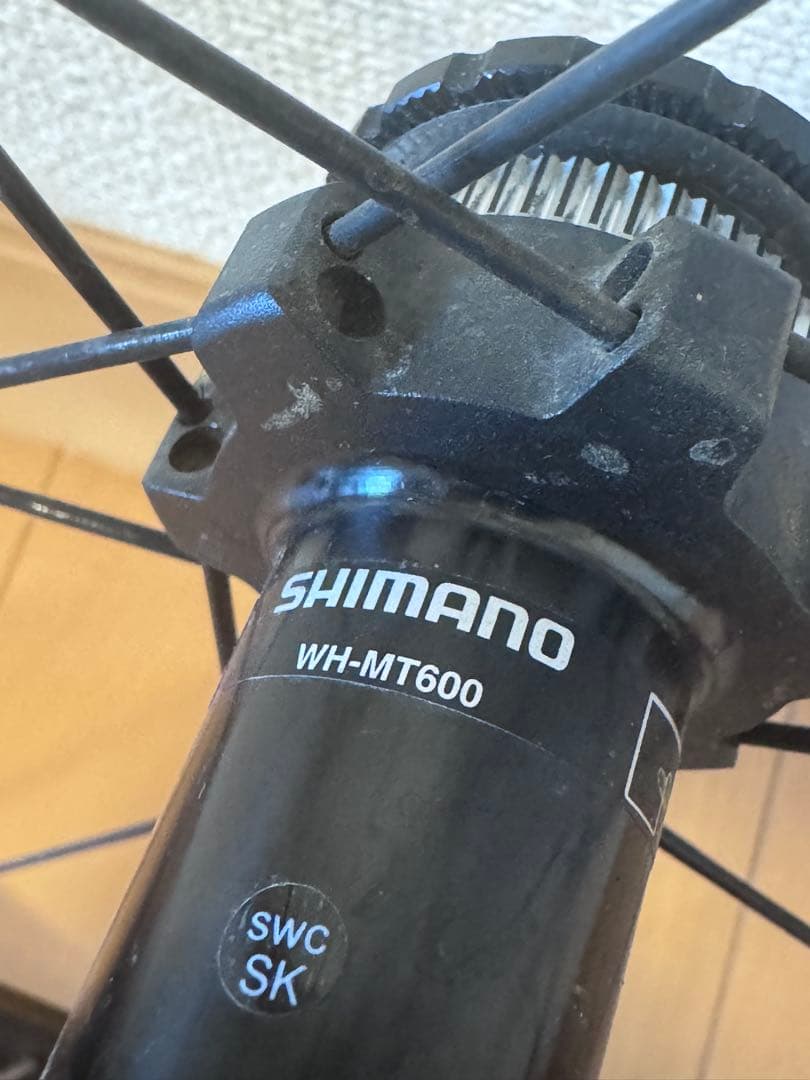 シマノMTB 完組ホイール前後MT600 27.5 前15×100後12×148