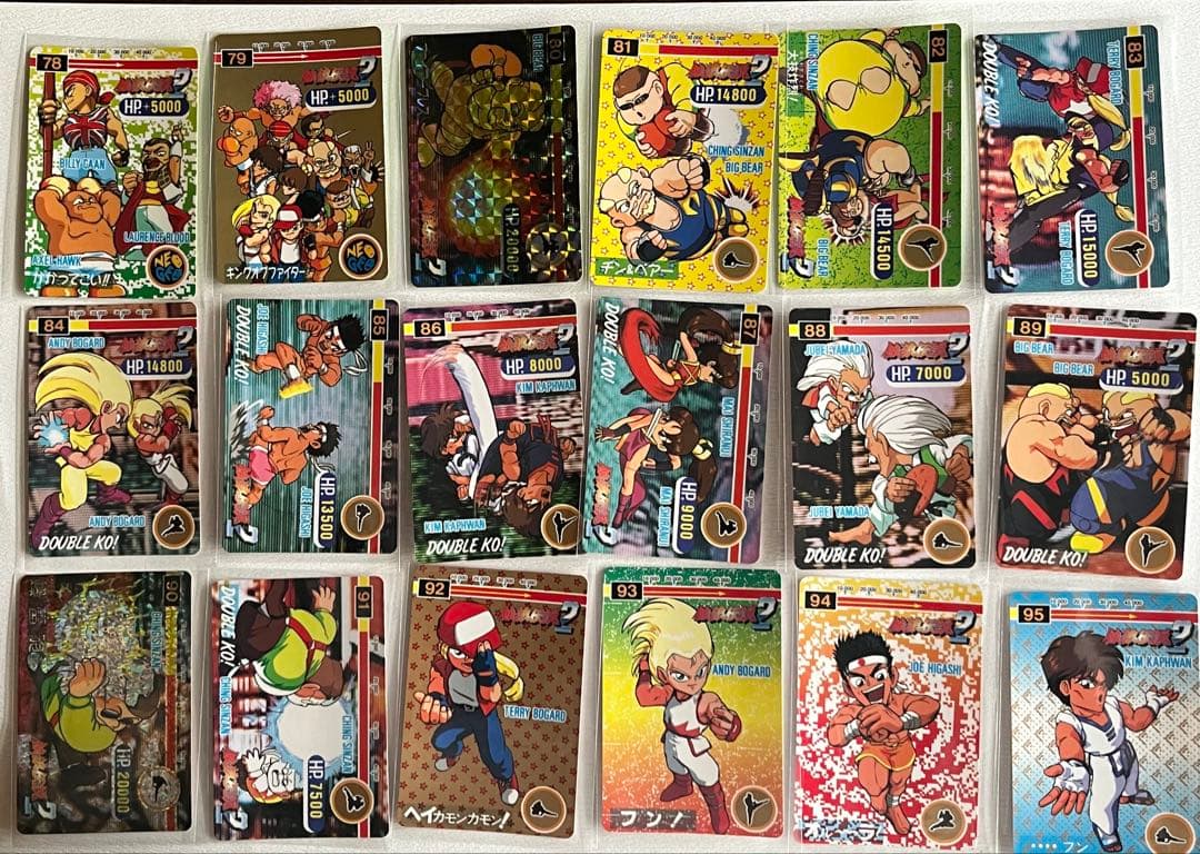 餓狼伝説2 餓狼伝説SPECIALトレーディングカード 142枚