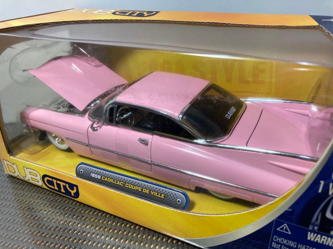 ミニカー JADA 1/24 1959CADILLAC COUPE DEVILLE