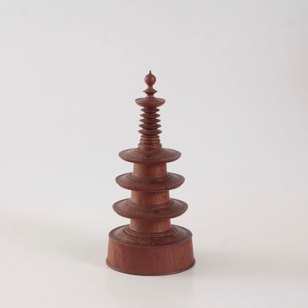 百万塔 仏教美術 古道具 アンティーク オブジェ