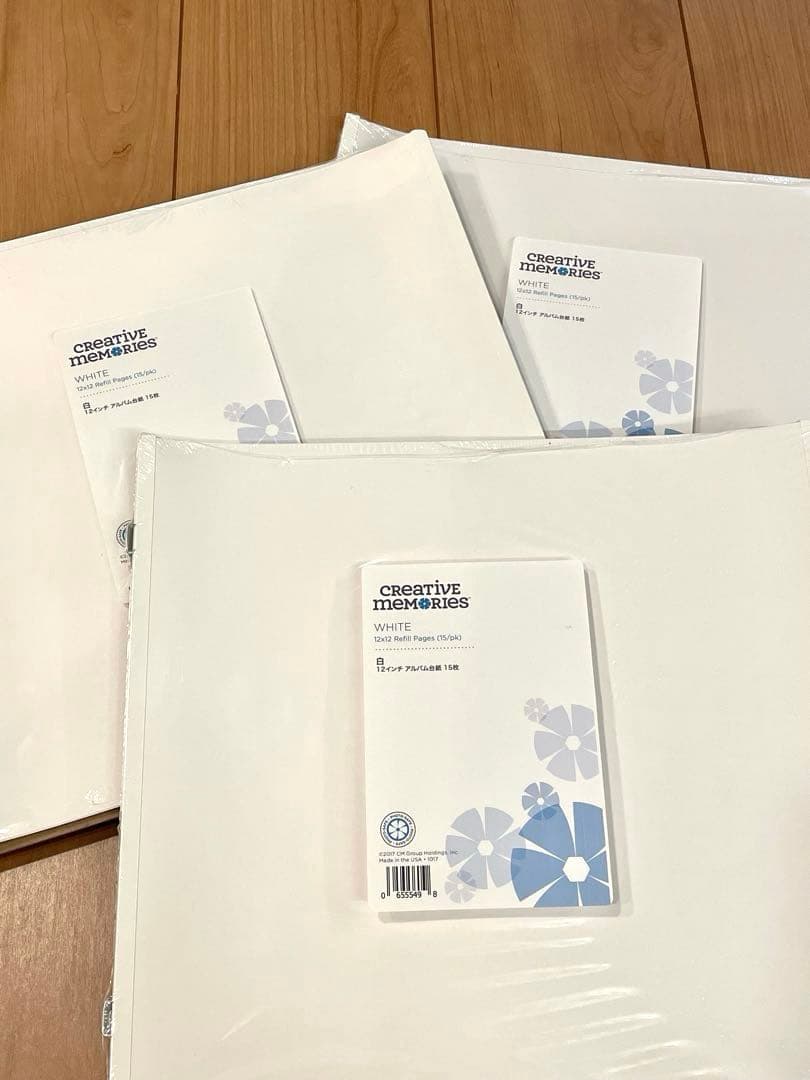 クリエイティブメモリーズ スクラッピー アルバムカバー3つ、台紙3セット