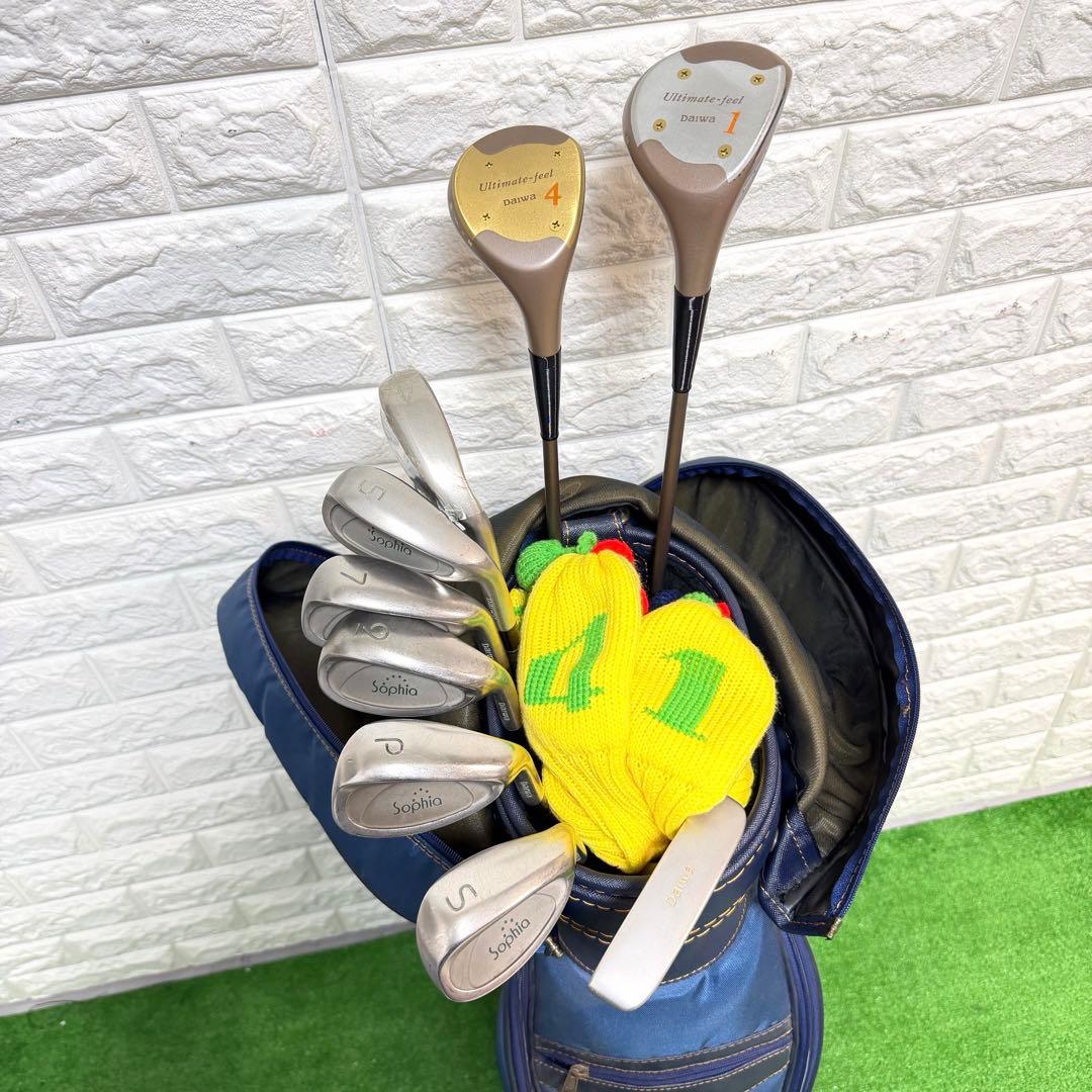 ゴルフセット　初心者応援　レディース　DAIWA 打感良好　ラウンドOK