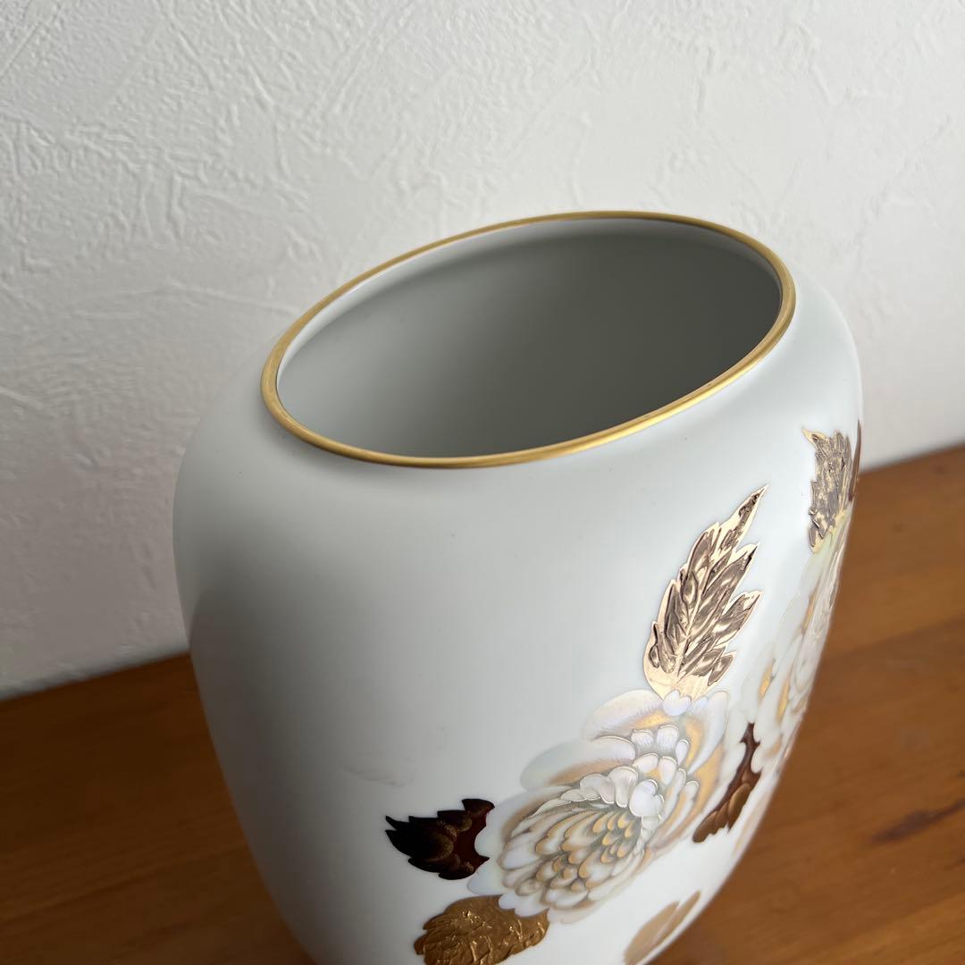 k215r124 ドイツ製 Heinrich&Co 金彩 バラの花瓶 ババリア