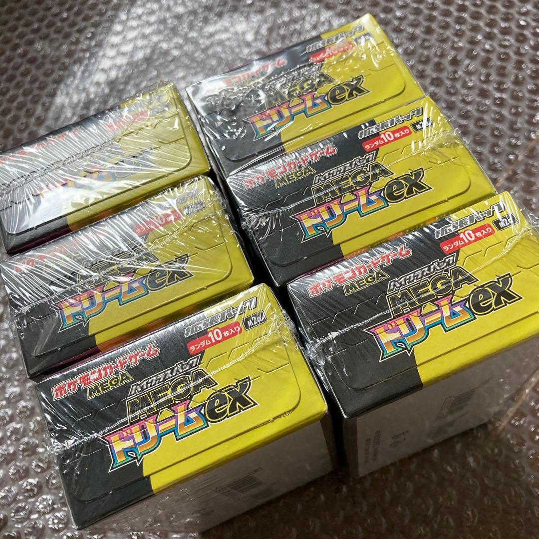 ポケモンカード　MEGAドリームex　シュリンク付　6BOX