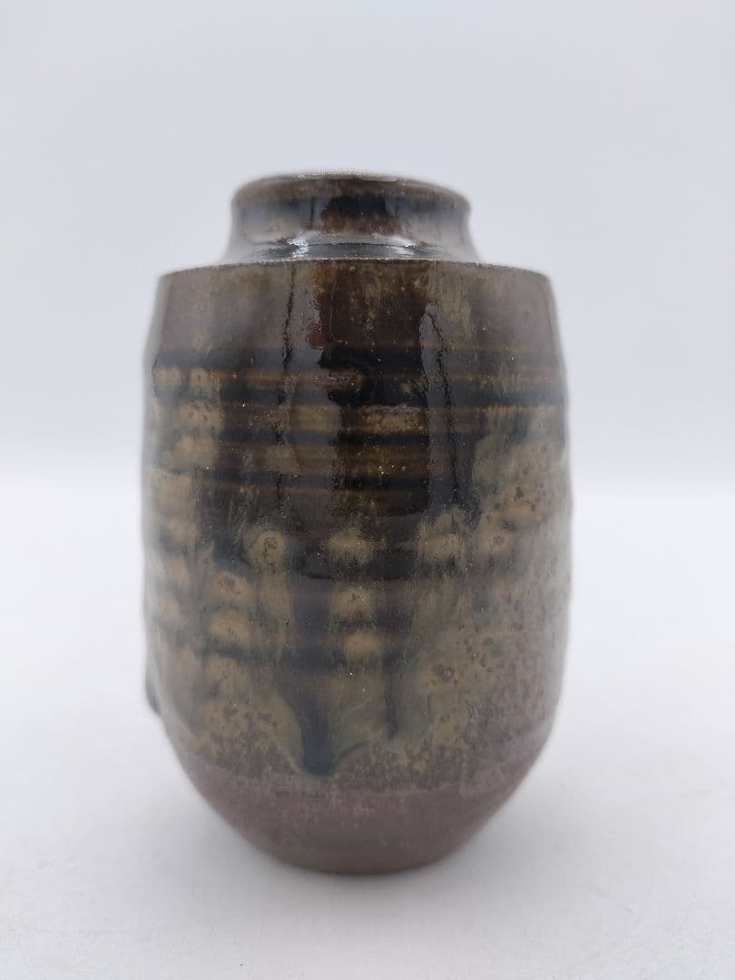 c629 茶入 丹波　藤種緞子 森本陶谷 木箱 茶道具 古物