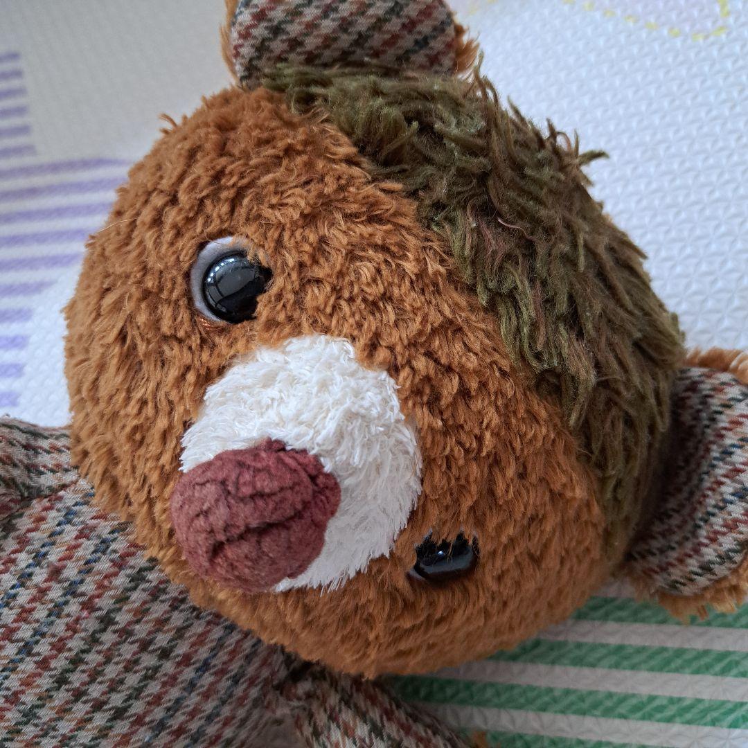 サンレモン　ベアーコレクション　チェック柄クマのぬいぐるみ 　くま
