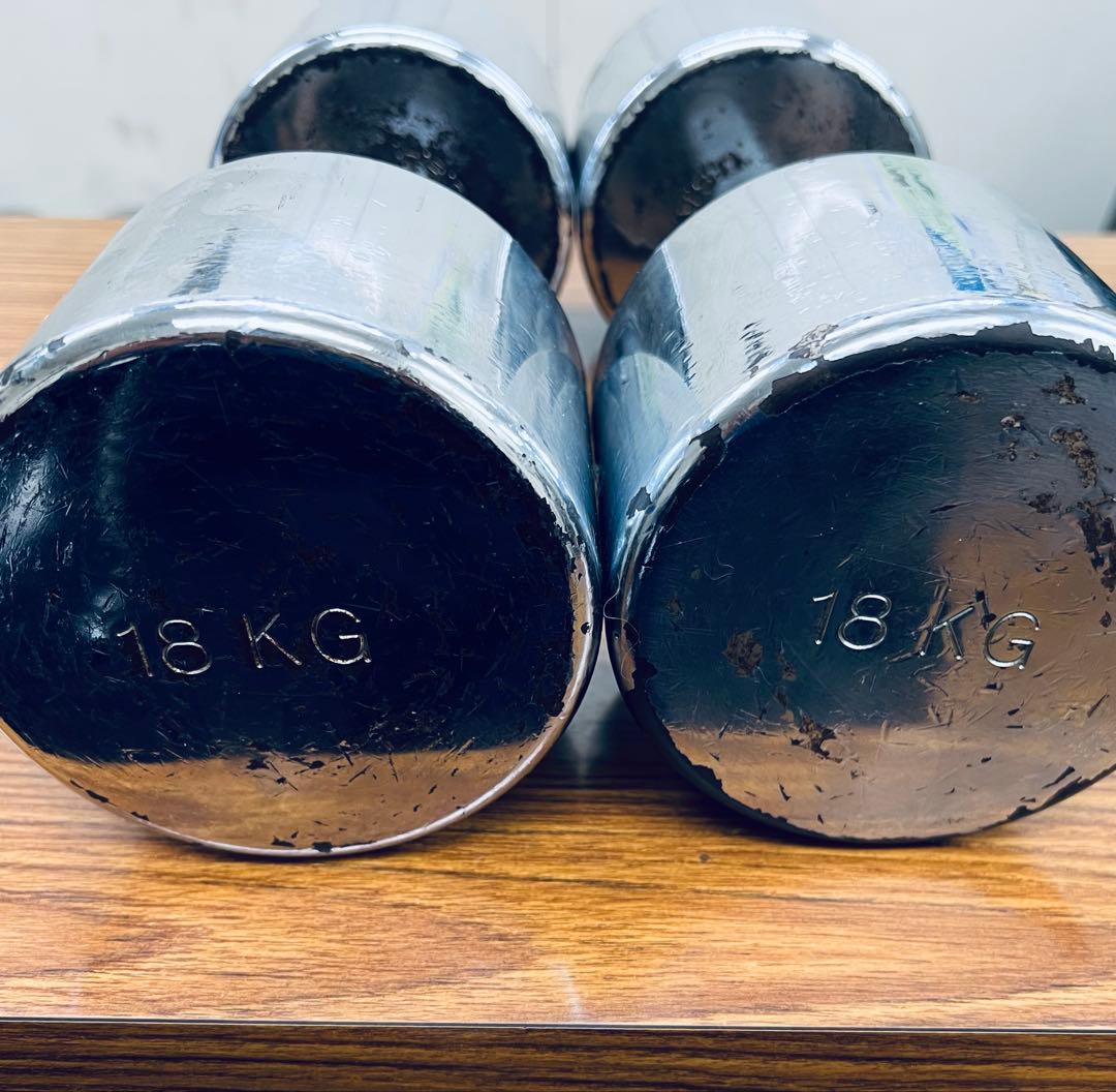 ivanko 回転式　ダンベル　18kg✖️2個