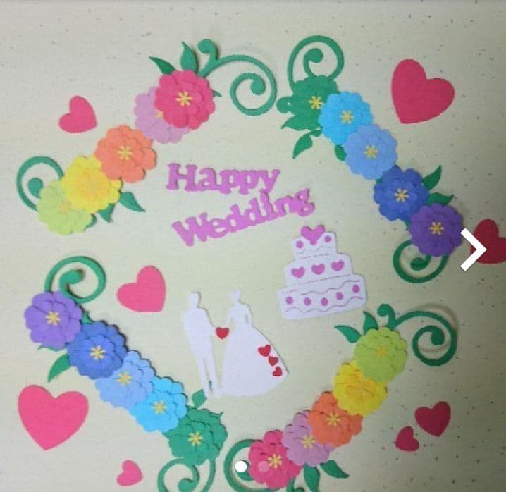 クラフトパンチ　ウェディングセット（＾－＾）！