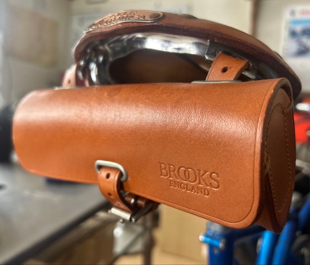 BROOKS GANNA サドルバッグセット　ツールバッグ　クロモリ