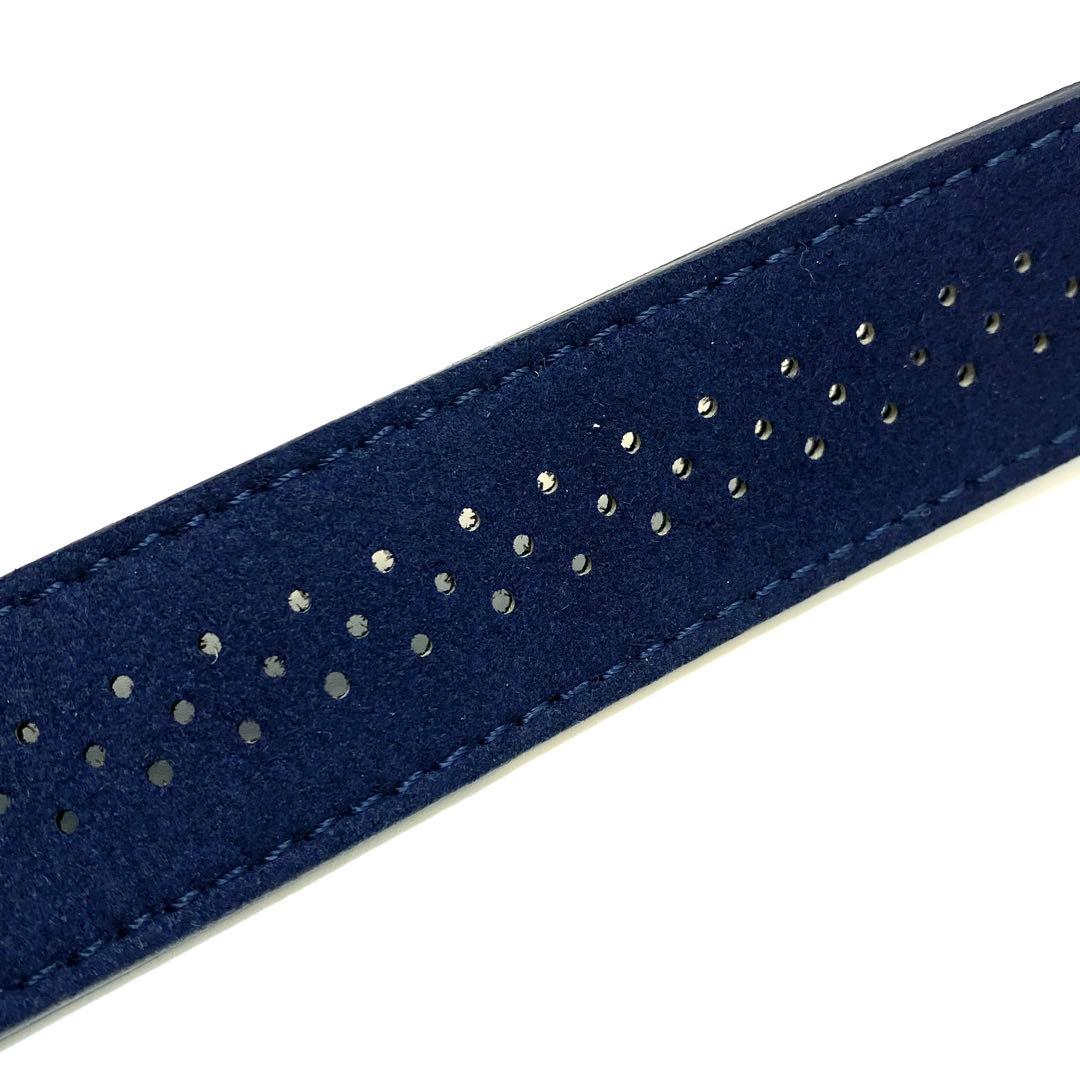 【未使用】定価1.5万円 ZOY ゾーイ スエードベルト ネイビー
