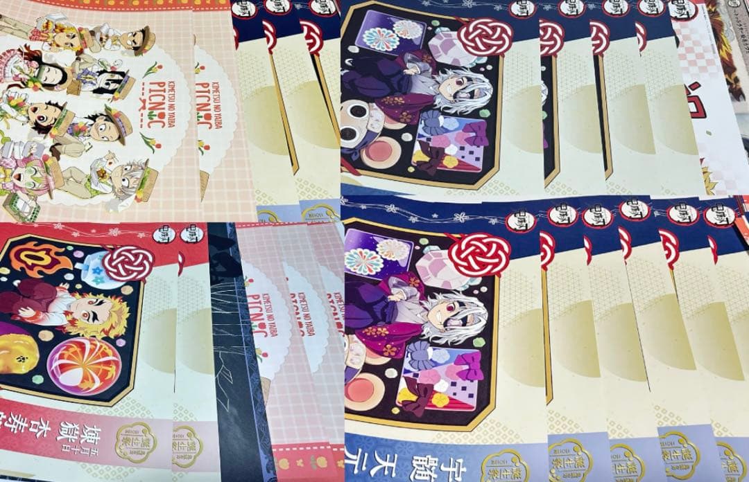 鬼滅の刃 ランチョンマット ランチョンマットクリアファイル 大量 まとめ売り