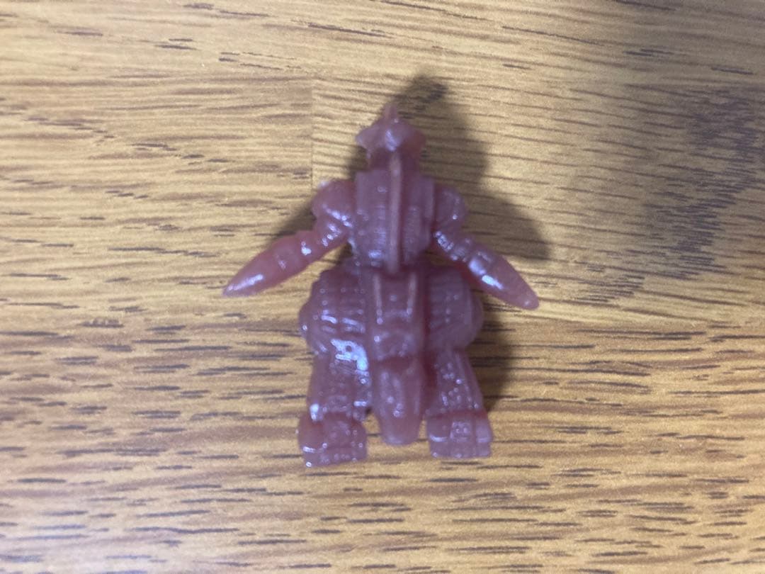 ゴジラ　メカゴジラ　怪獣　消しゴム　ルビーレッドクリア