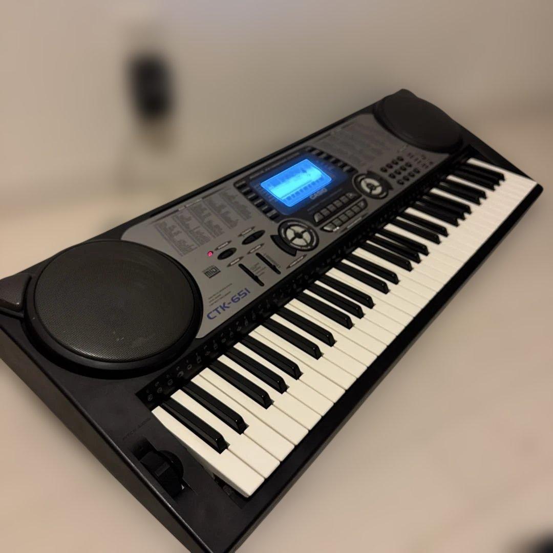 【美品】CASIO CTK-651 電子キーボード　ハイグレードモデル　動作品