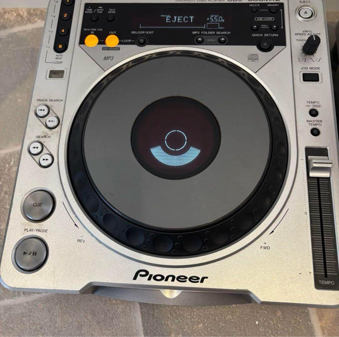 【2台セット】Pioneer CDJ-800MK2 シルバー　ジャンク