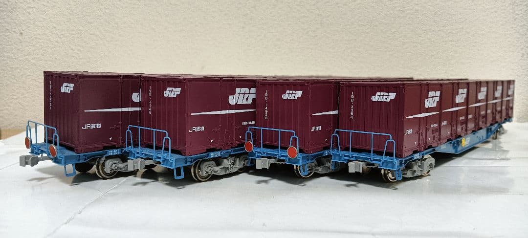 HOゲージ KATO コキ104形コンテナ貨車 19D・2両セット 3-512