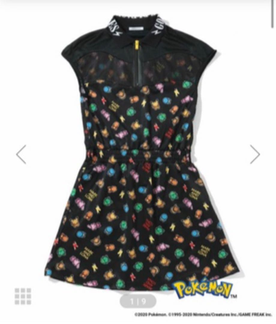 新品 マークアンドロナ mark&lona ポケモン ゴルフ ワンピース 38