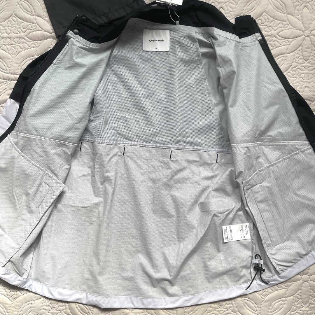 【みぃ 様】Taylor Made レインウエア 上下セット 黒／白 M