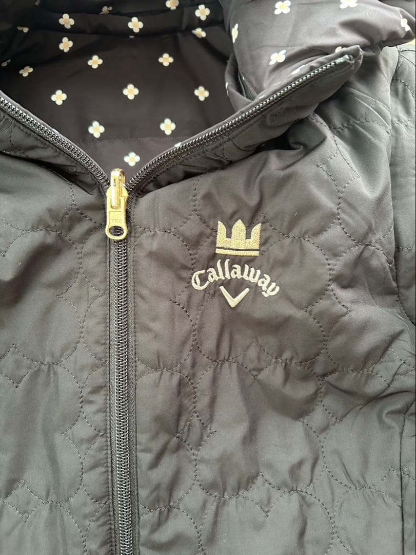 Callaway レディースダウンジャケット ブラック　リバーシブル　美品