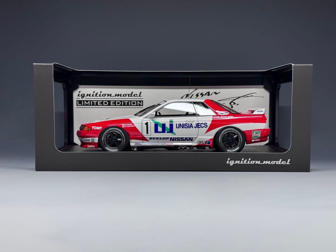 IG 1/18 ユニシア ジェックス スカイライン No.1 1993 JTC