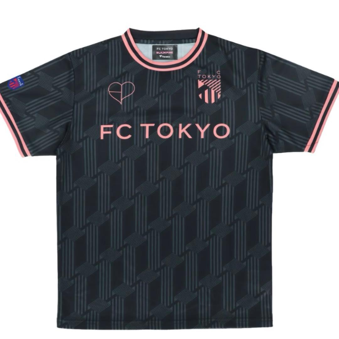 FC東京×BLACKPINK コンフィットTシャツ ブラック L