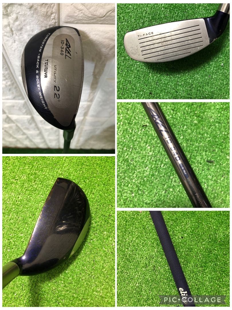 初心者おすすめ☆メンズ ゴルフクラブセット☆アクセル☆キャディバッグ付