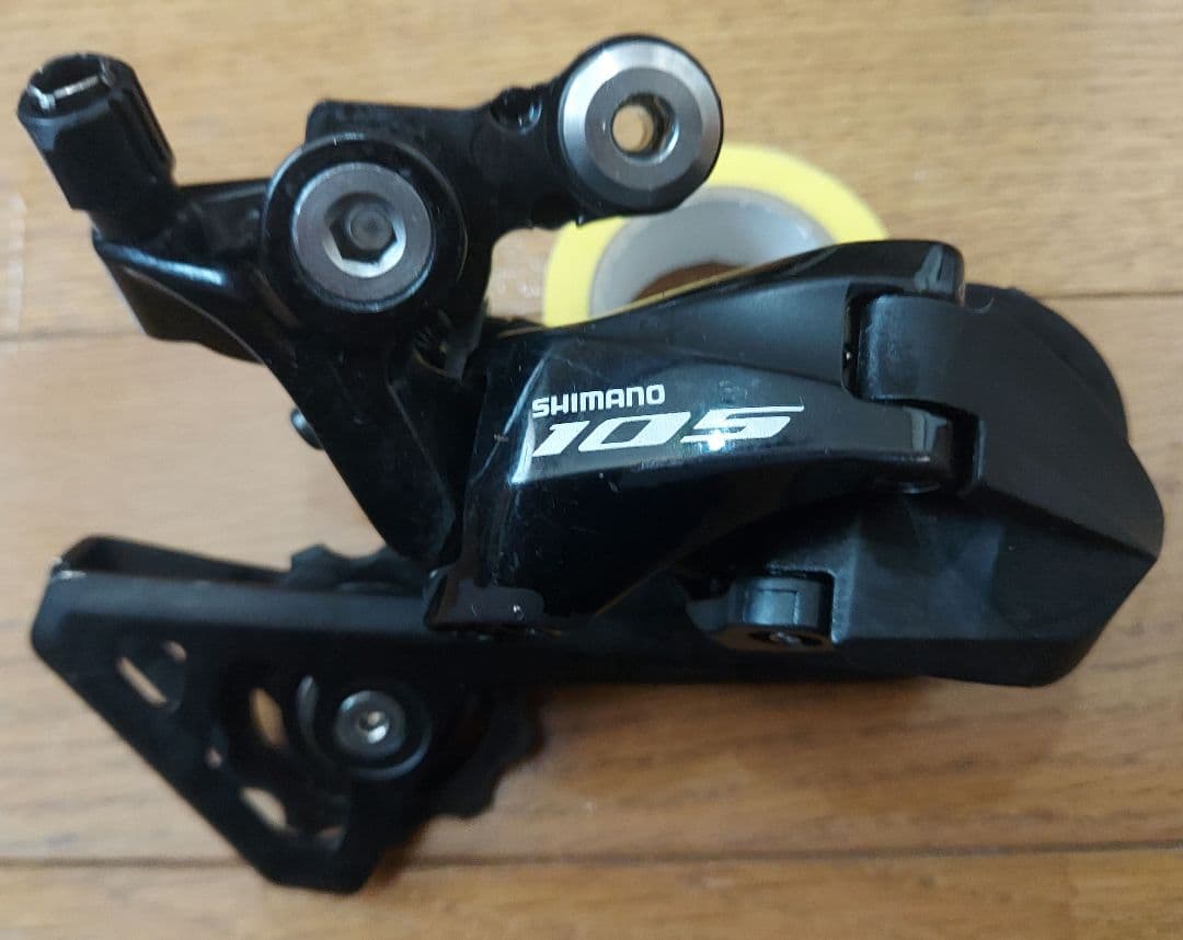 シマノ105 R7000 3点セット　ワイヤー式変速ブレーキ　走行僅少　中古美品