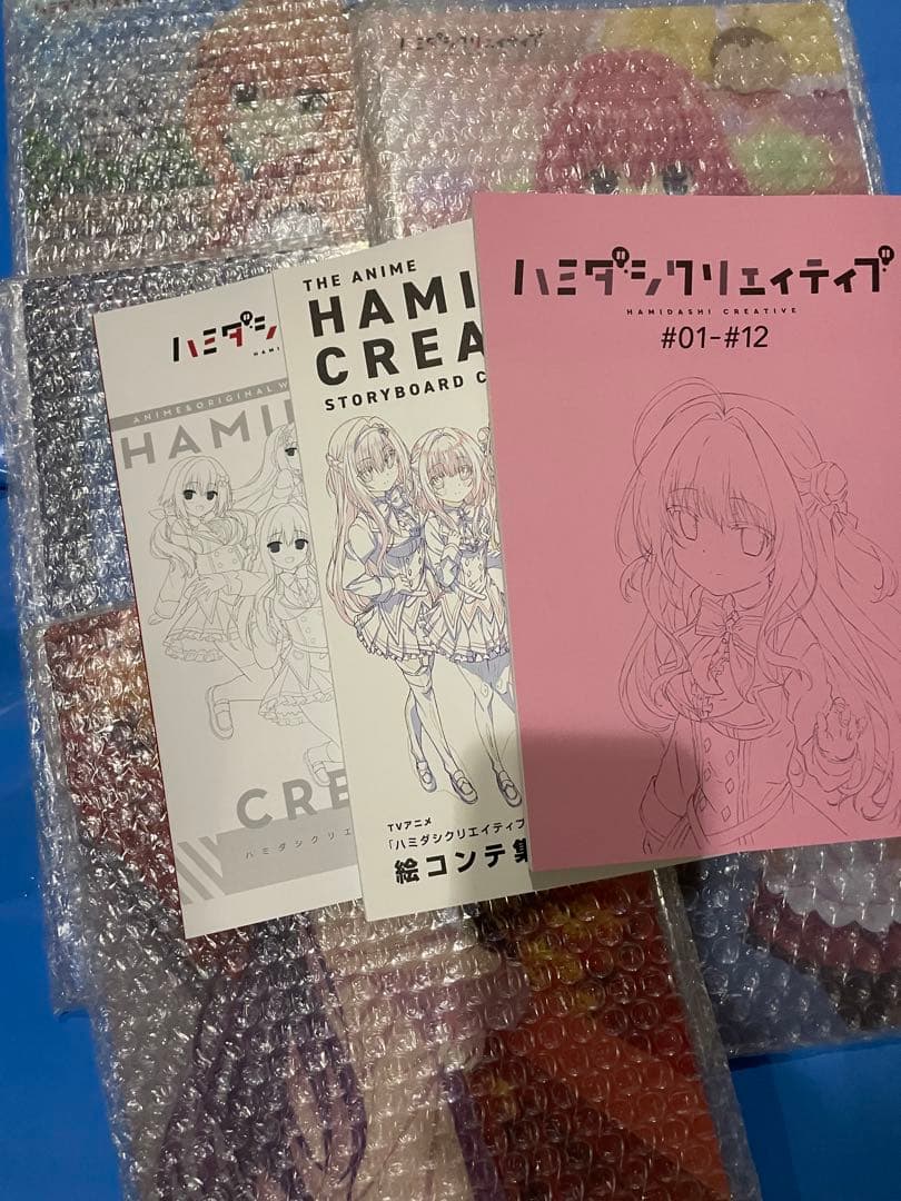 ハミダシクリエイティブ クラファン アクリルパネル& 資料集&絵コンテ&台本