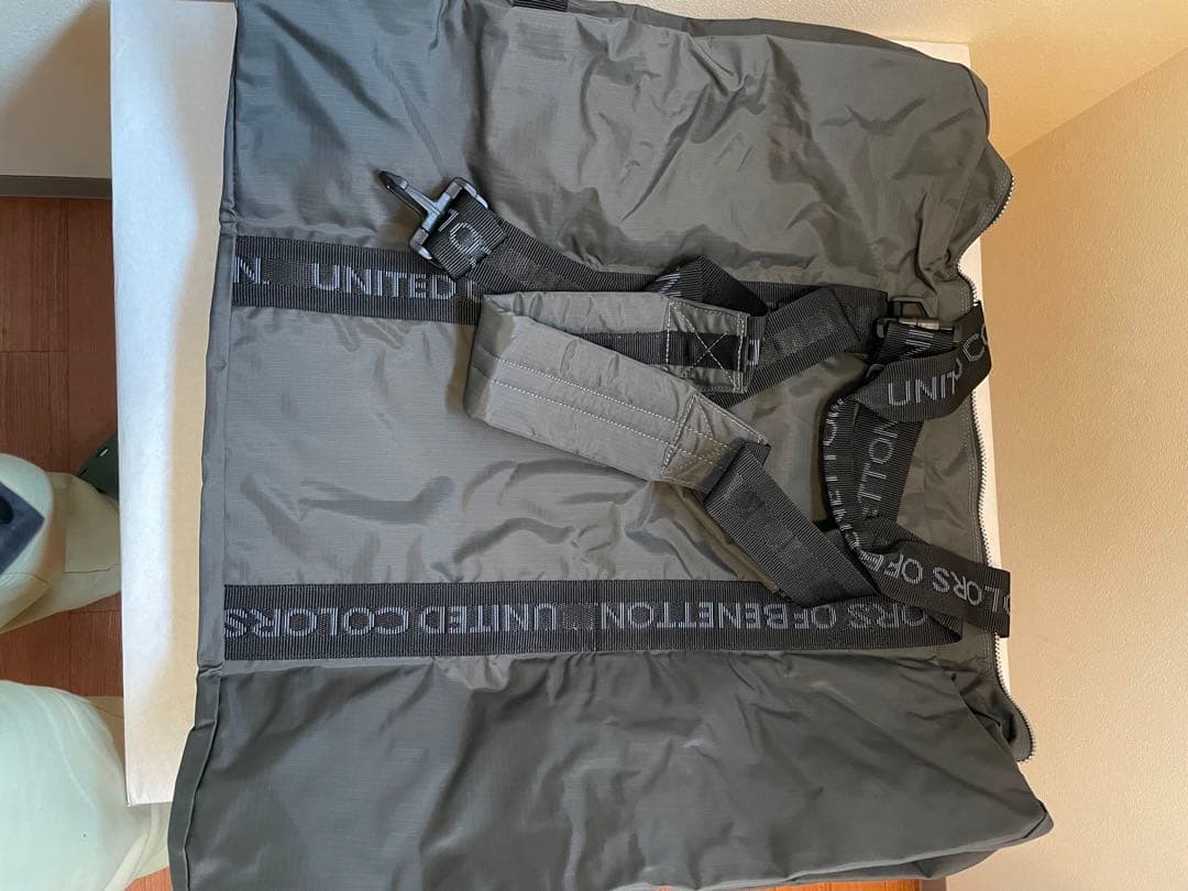 ベネトン折りたたみ自転車(アルミ製・１２インチ。レアもの)+キャリーバッグ