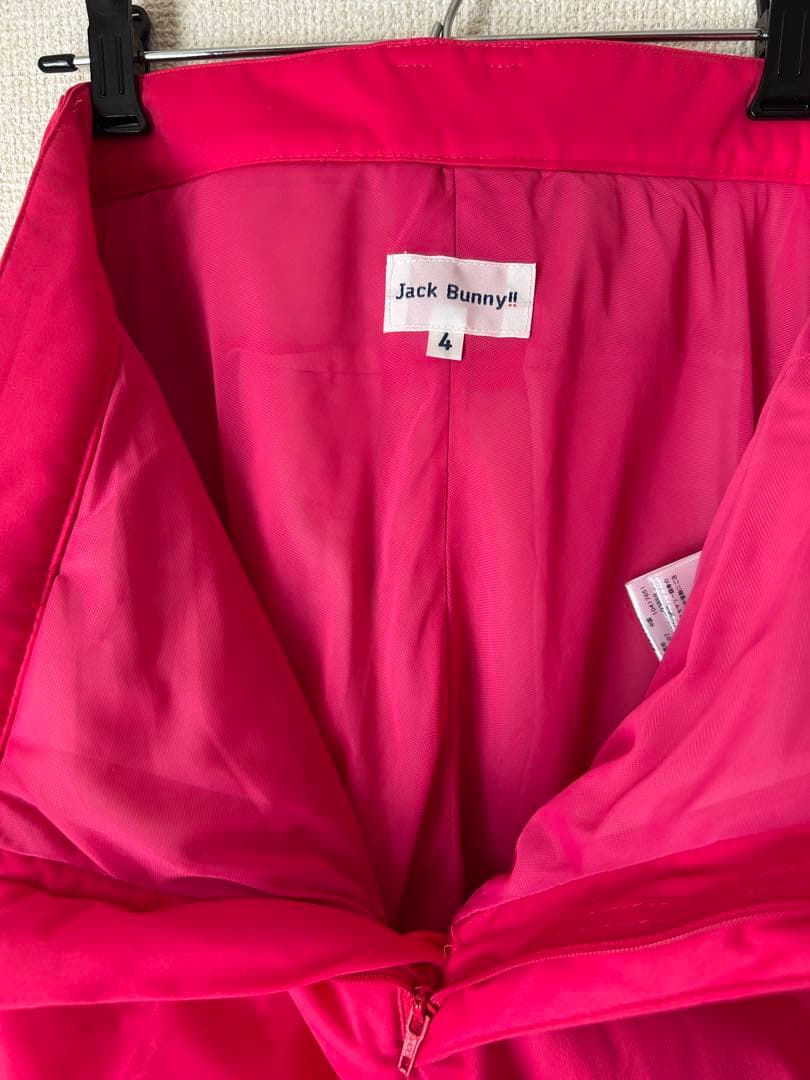 Jack Bunny!! ゴルフパンツ サイズ4 ピンク冬あったか