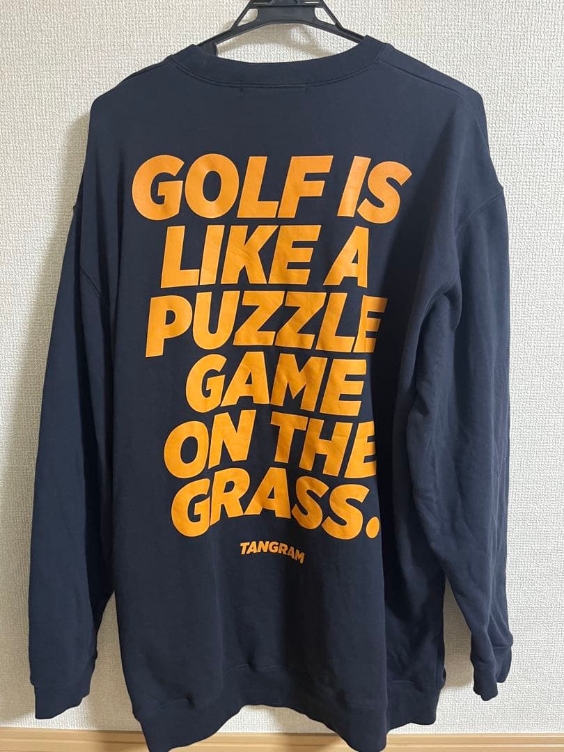 ON THE GRASS スウェット ネイビー TGA-MT152