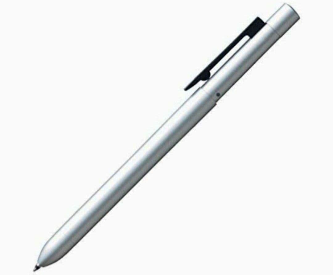 ズーム　L104　多機能ペン　シルバー軸　ボールペン　黒赤0.7　シャープ0.5