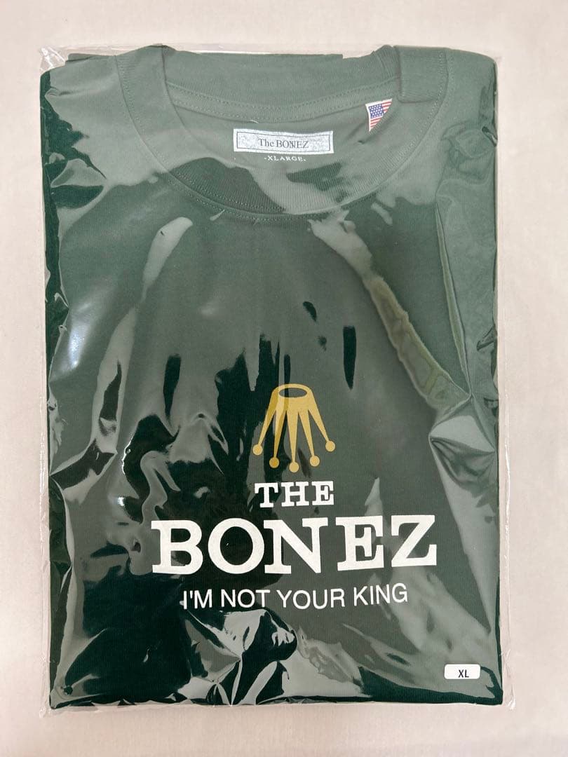 THE BONEZ CROWN tee グリーン　XLサイズ