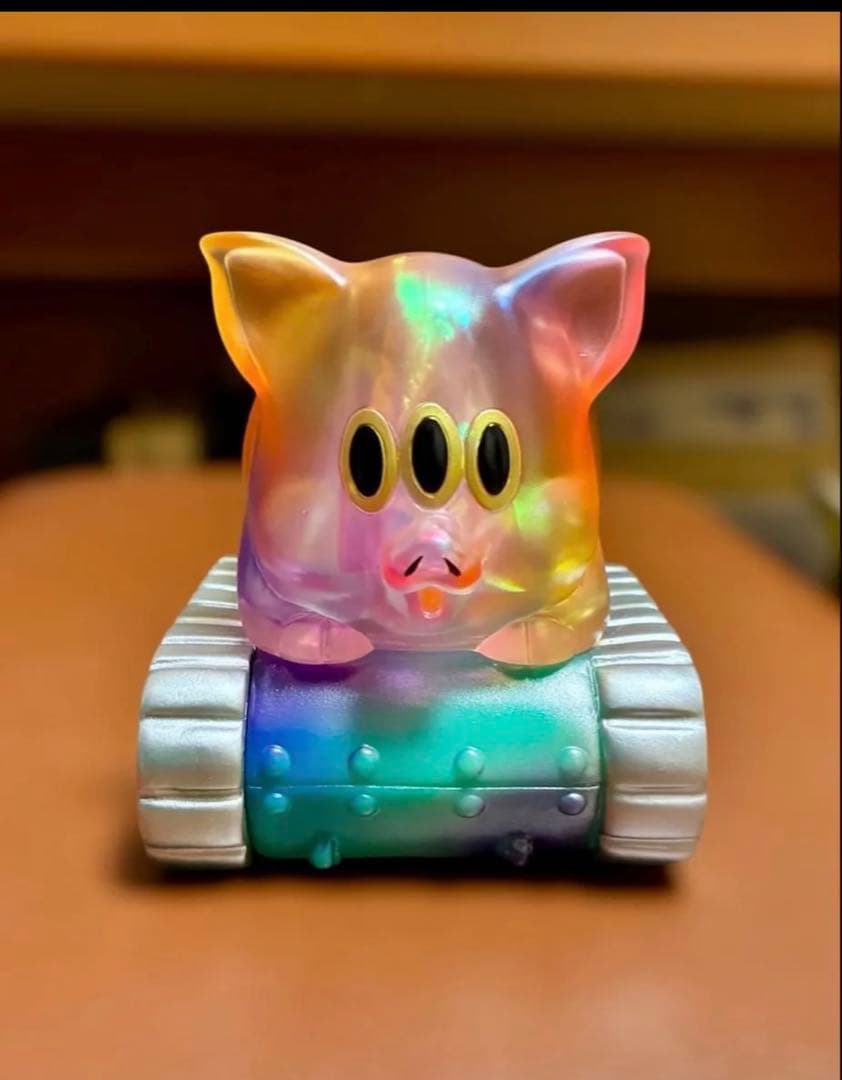 【レア】アートジャンキー　ブタタン（ク）　クリアピンク&GID 蓄光