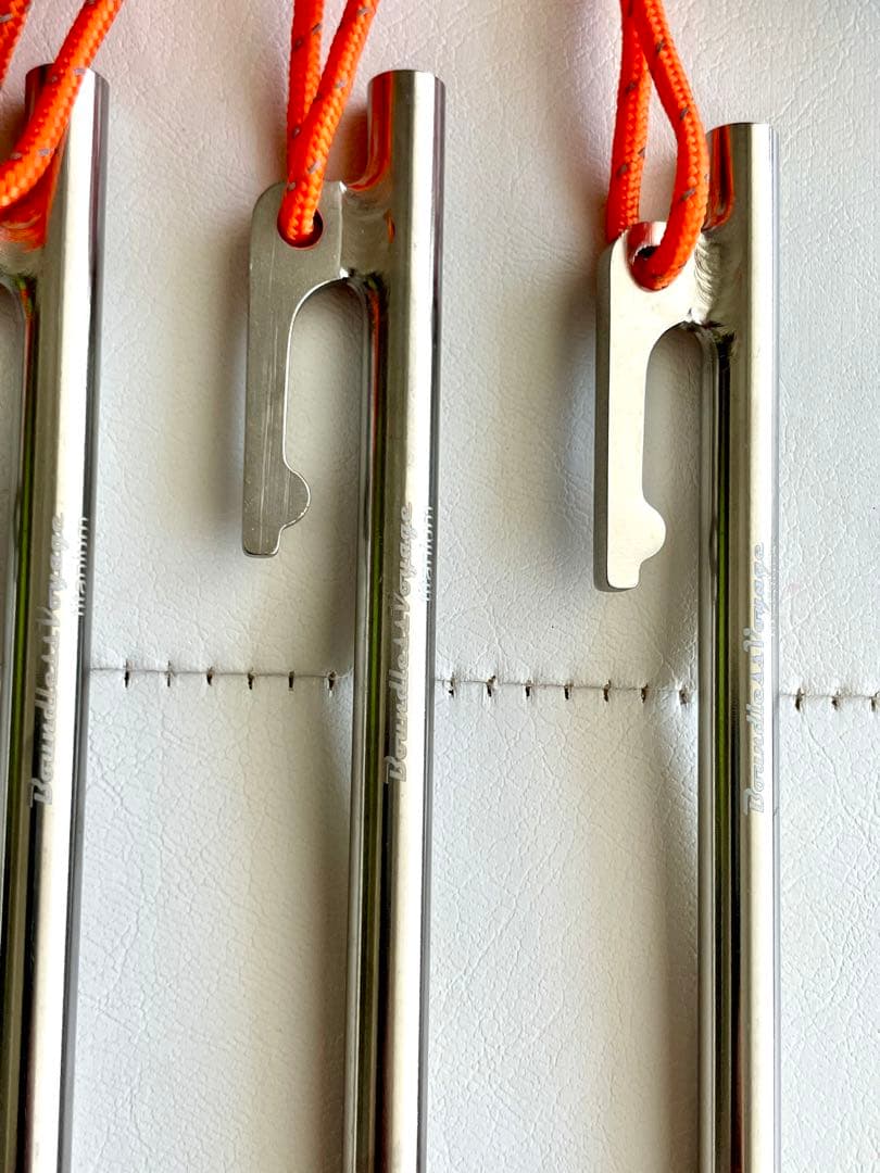 【新品未使用品】ペグセット(鍛造ペグ,チタンペグ)※ケース付き