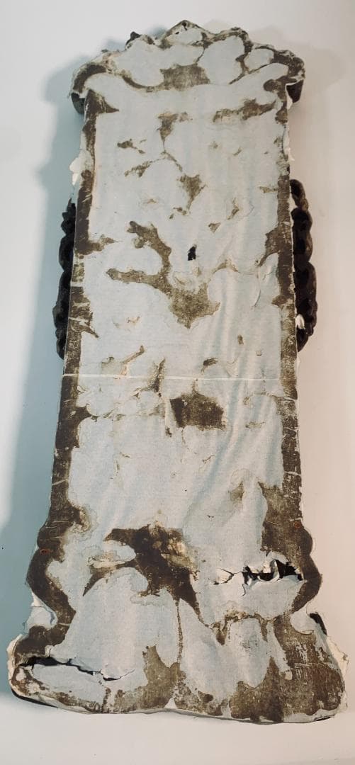 清代後期 木彫透かし飾板「春寿図」 鳥花文様清代後期〜民国初期頃の吉祥建具装飾