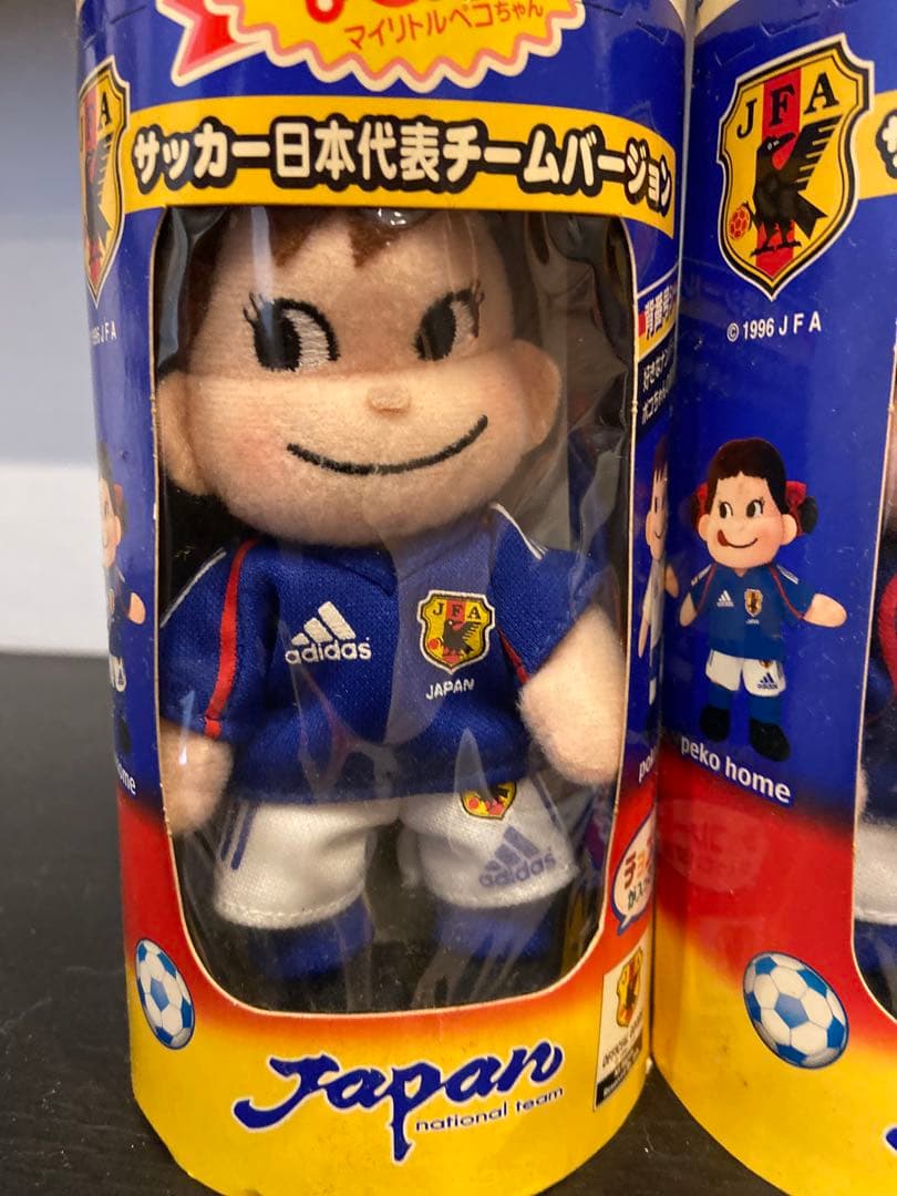 日韓WORLD CAP開催記念販売　サムライブルー　ペコ&ポコ　ぬいぐるみ