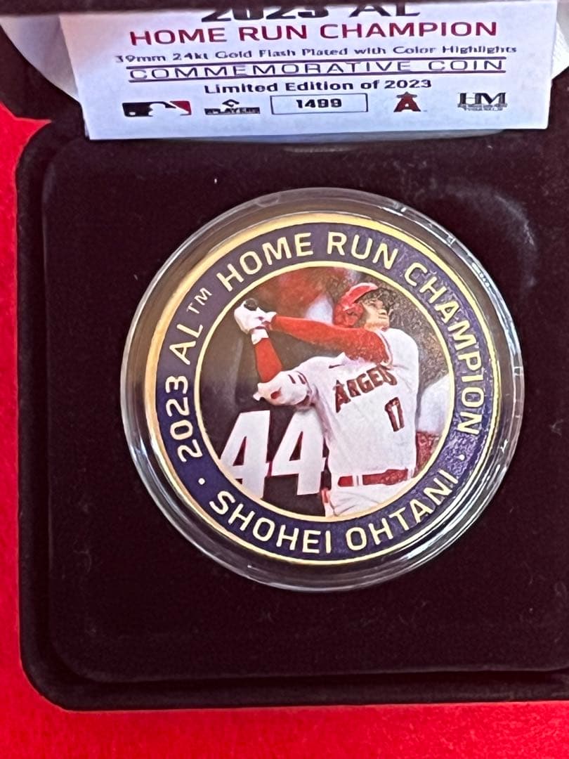 大谷翔平　2023ホームラン王記念ゴールド