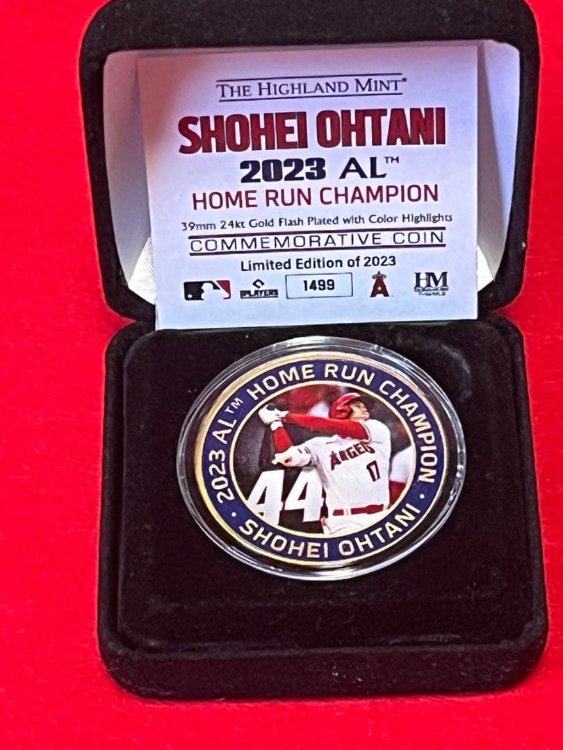 大谷翔平　2023ホームラン王記念ゴールド
