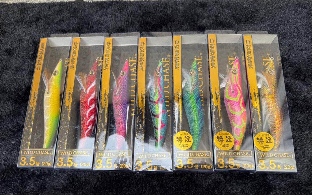 スクイッドマニア ワイルドチェイス 3.5号 7個セット