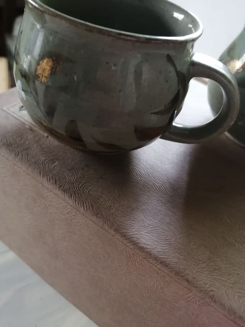 ‼️高級品‼️九谷焼　コーヒーカップ　秋草　ペア