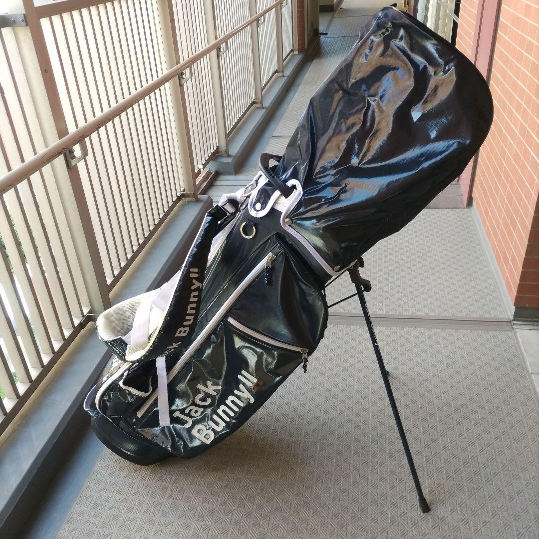 Jack Bunny キャディバッグ 黒/白
