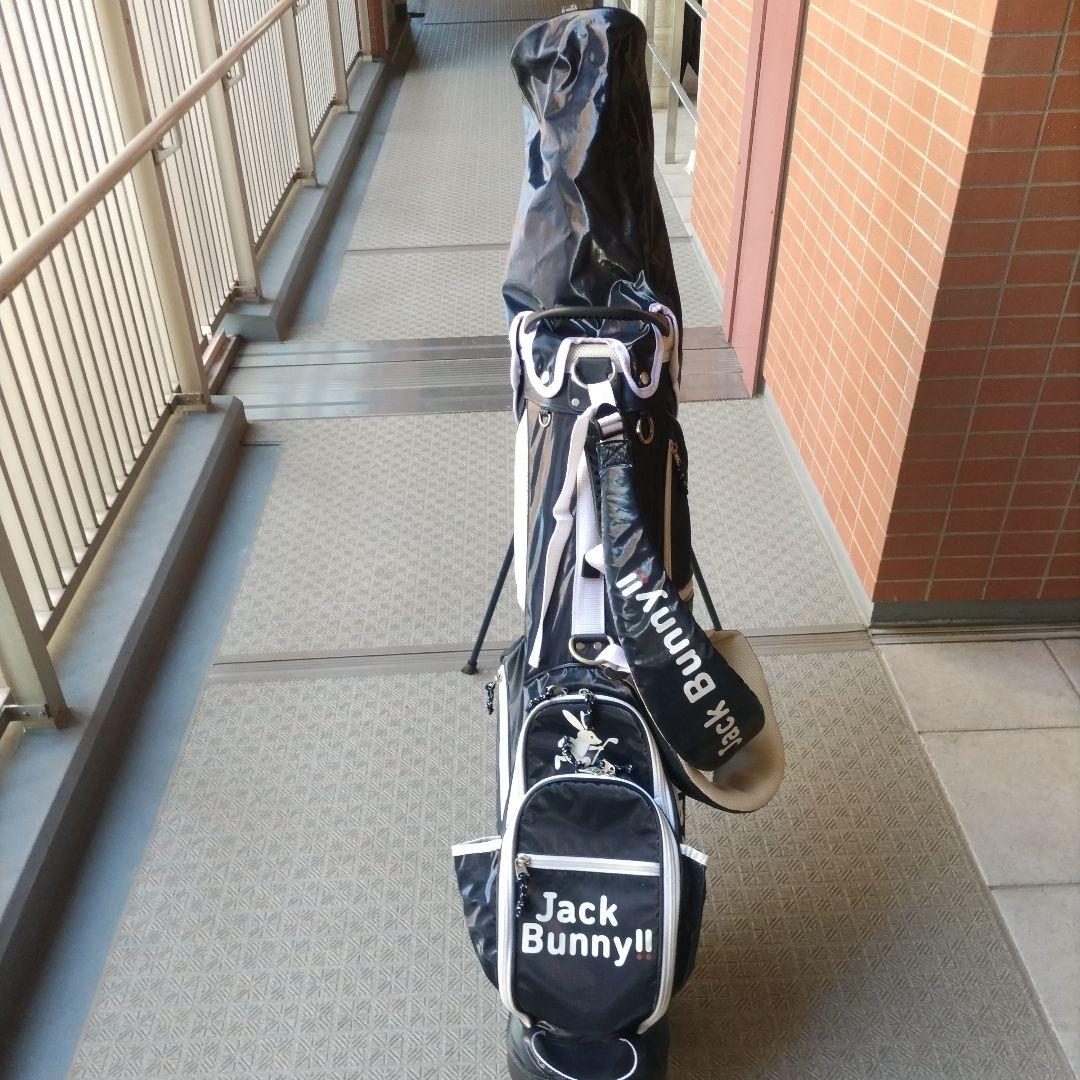 Jack Bunny キャディバッグ 黒/白