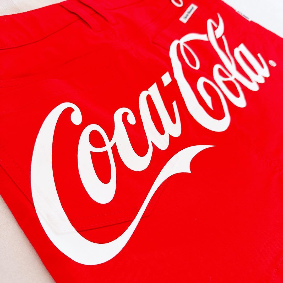 限定コラボ ビックロゴ ジャックバニー×コカコーラゴルフ スカート白 赤