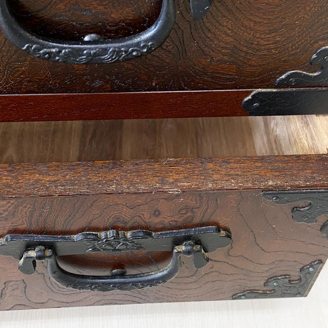 民芸家具 駿河民芸小箪笥 伝統的な日本の木製タンス