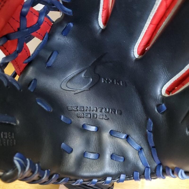 NIKE 岩村モデル 限定版 クロコダイル柄レザー 美品 内野用 軟式グローブ